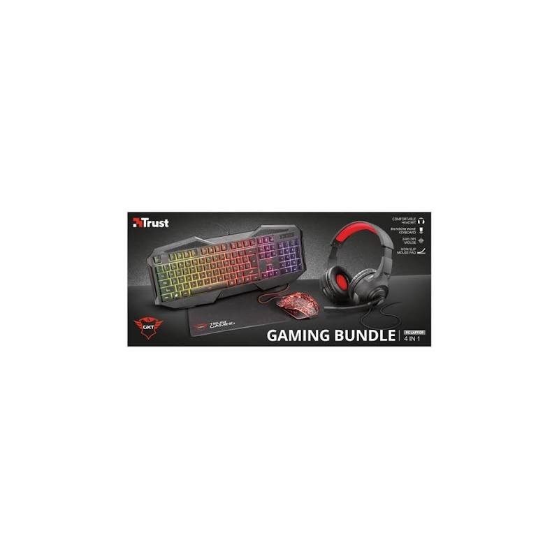 Trust Gaming Tast.Mouse Cuffie Tappetino