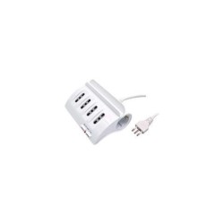 MD MULTIPRESA TAVOLO 6 POSTI+2 USB