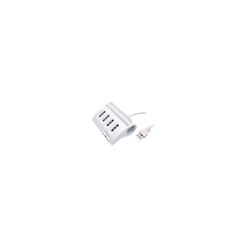 MD MULTIPRESA TAVOLO 6 POSTI+2 USB