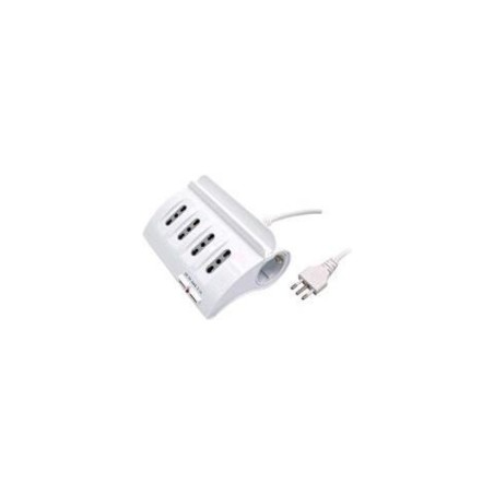 MD MULTIPRESA TAVOLO 6 POSTI+2 USB