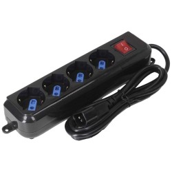 MULTIP.4P PER UPS 4 SCHUKO/BIPASSO
