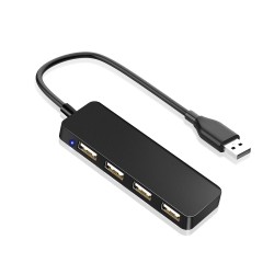 MINI HUB USB 2.0 A 4 PORTE