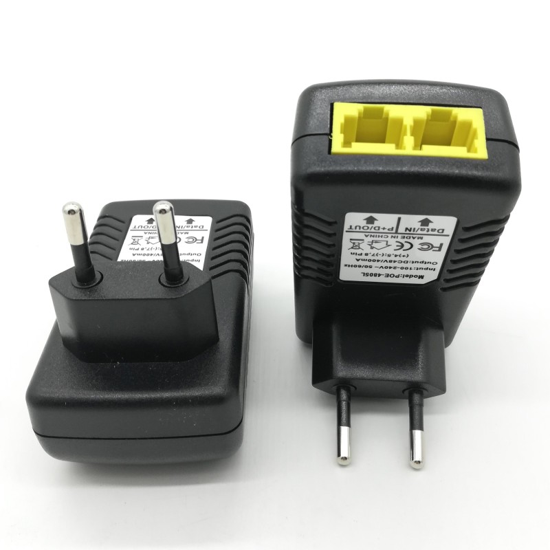 ADATTATORE PoE AC 220V / DC 48V 0,5A 20W