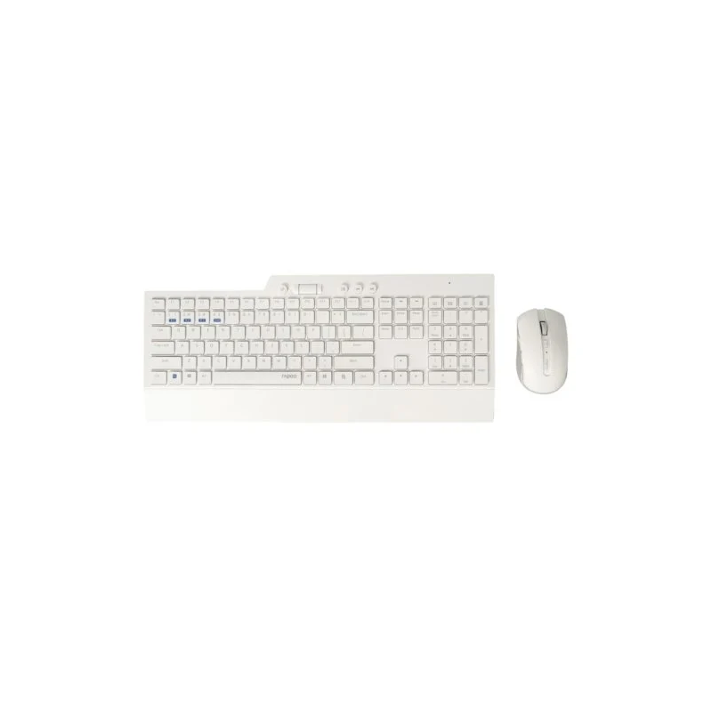 TASTIERA MOUSE WLESS RAPOO 8200T WHITE