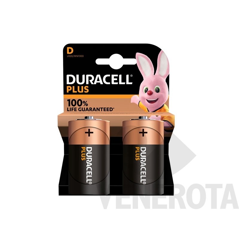 Pile Duracell Plus - torcia D