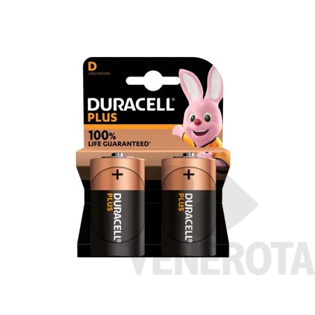 Pile Duracell Plus - torcia D