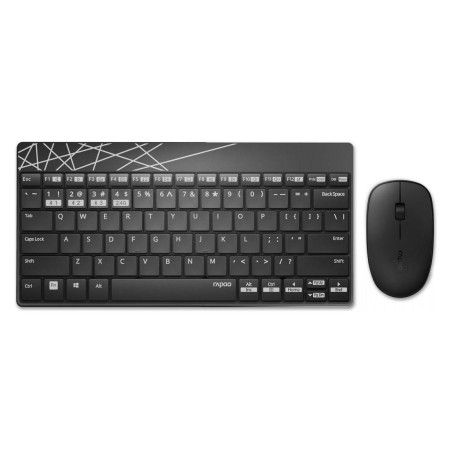 KIT TASTIERA MOUSE WIRELESS RAPOO 8000M