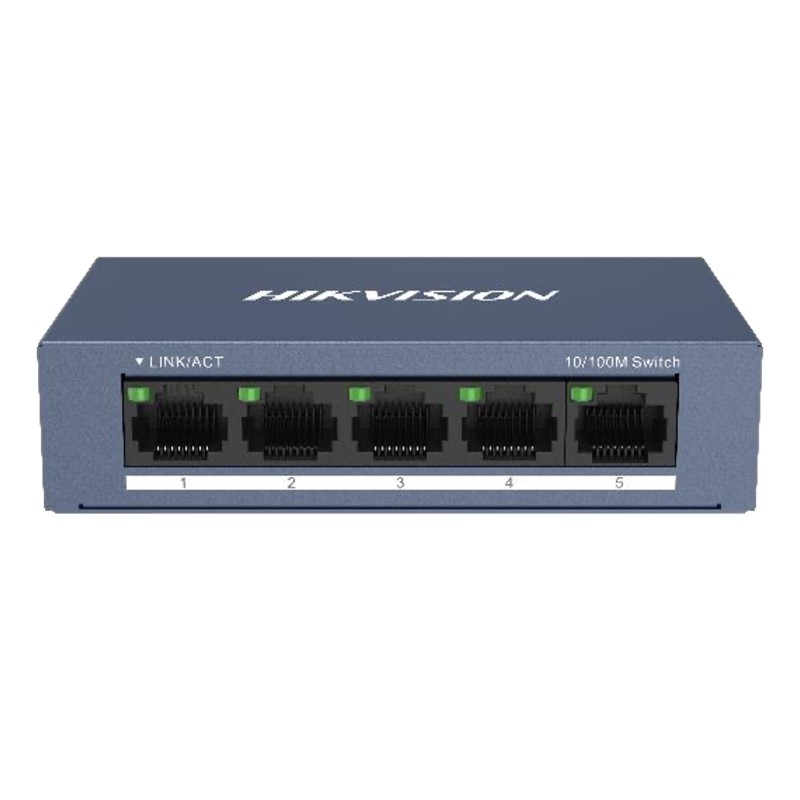 SWITCH HIKVISION 5 PORTE Gigabit RJ45
