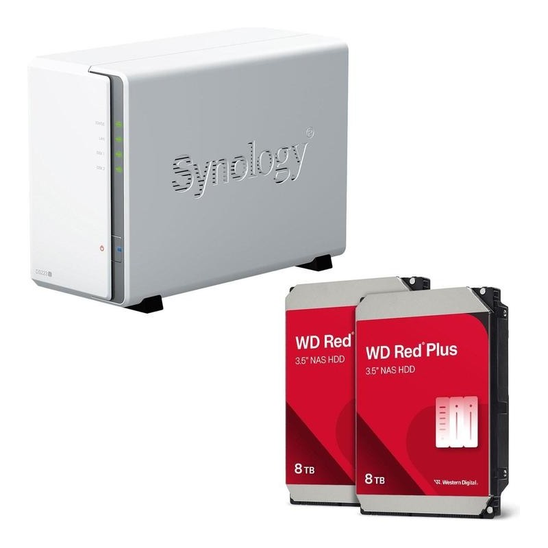 SYNOLOGY NAS DS223j 2 HDD