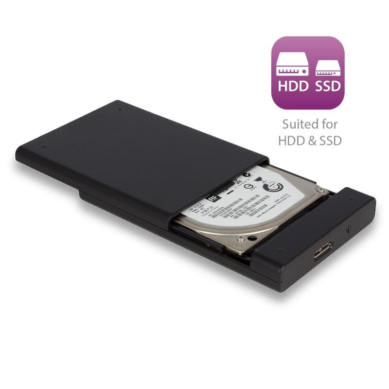 Box HDD/SSD SATA 2,5 pollici USB 3.1