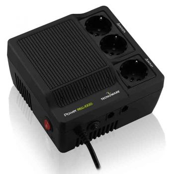 Tecnoware Power Reg 1000VA regolatore di tensione 230 V 3 presa(e) AC Nero cod. FSTELPRE1000M