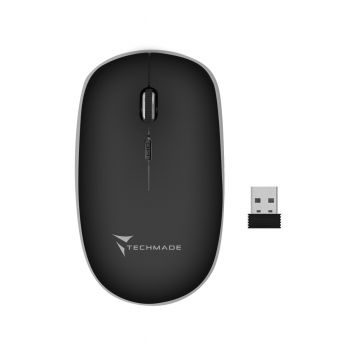 MOUSE OTTICO WIRELESS TECHMADE MUSWN4B-BK NANO NERO