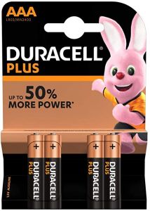 Pile Duracell Plus - ministilo AAA - conf. 4