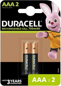 Pile Duracell Ricaricabile ministilo AAA - conf.2