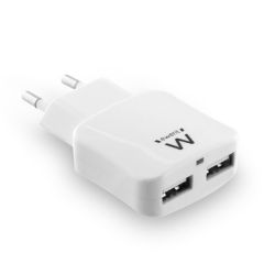 Ewent EW1302 Caricabatterie per dispositivi mobili Bianco Interno
