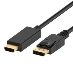 Ewent EC1433 cavo e adattatore video 5 m DisplayPort HDMI tipo A Standard Nero