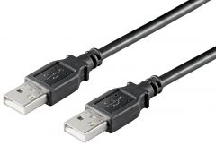 Ewent EW-100105-020-N-P cavo USB 1,8 m USB 2.0 USB A Nero
