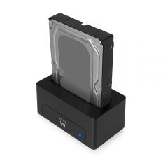 Ewent EW7012 docking station per unit di archiviazione USB 3.2 Gen 1 3.1 Gen 1 Type-B Nero