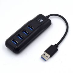 Ewent EW1138 hub di interfaccia USB 3.2 Gen 1 3.1 Gen 1 Type-A 5000 Mbits Nero