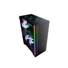 CASE GAMING 1*FAN ARGB, 3*USB, GLASS PANEL