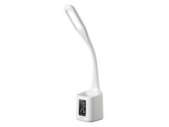 Mediacom Ledlamp USB Lampada da tavolo con Orologio