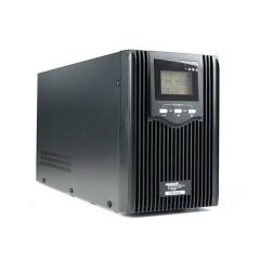 UPS LINE INTERACTIVE ONDA SINUSOIDALE PURA 2400VA/1800W, DISPLAY LCD, STABILIZZATORE AVR, TOWER IN METALLO, 3 BATTERIE 12V/8AH, 3 USCITE IEC, PORTAÙ USB & RJ11, SOFTWARE SHOTDOWN, MACH POWER